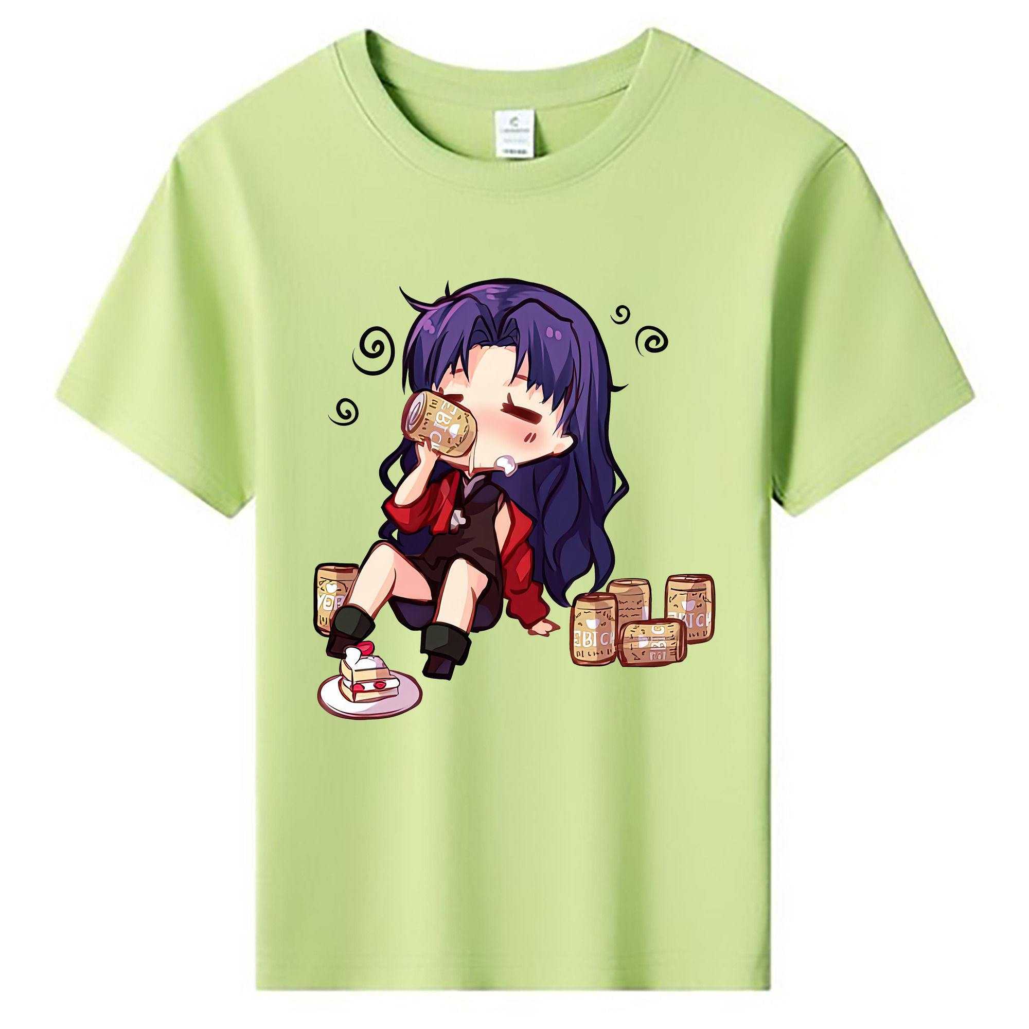 （画像用） EVA 新世紀エヴァンゲリオン 綿100％キッズTシャツ（フロントプリント）